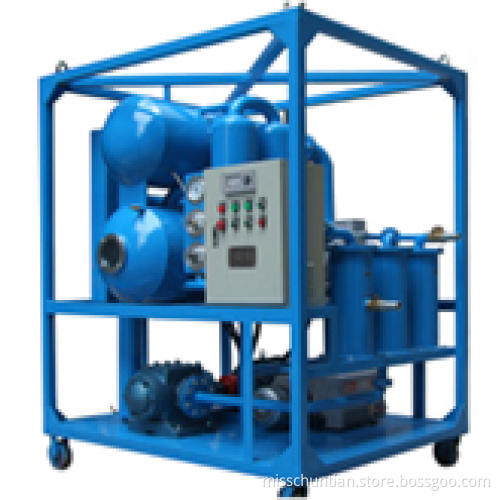 Double-stage vacuum transformer oil purifier